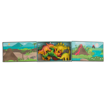 Tiger Tribe Sahneli Hayvan Figürleri - Dinosaurs