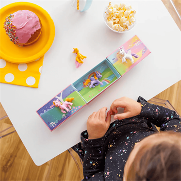 Tiger Tribe Sahneli Hayvan Figürleri - Unicorn