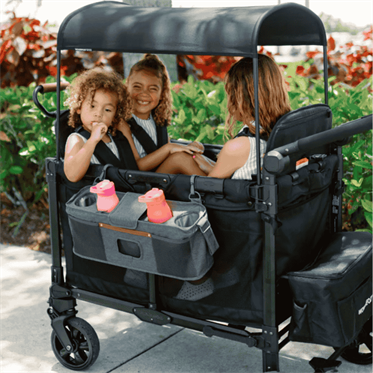 Wonderfold 4 Bardak Tutuculu Ebeveyn Konsolu - Siyah