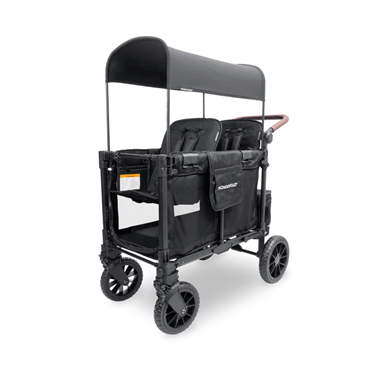 Wonderfold W2 Luxe Pro İkili Bebek Arabası Vagonu - Siyah