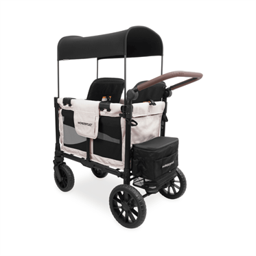 Wonderfold W2 Luxe Pro İkili Bebek Arabası Vagonu - Kum Beji