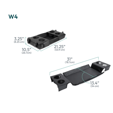 Wonderfold W4 Serisi Atıştırmalık Tepsisi