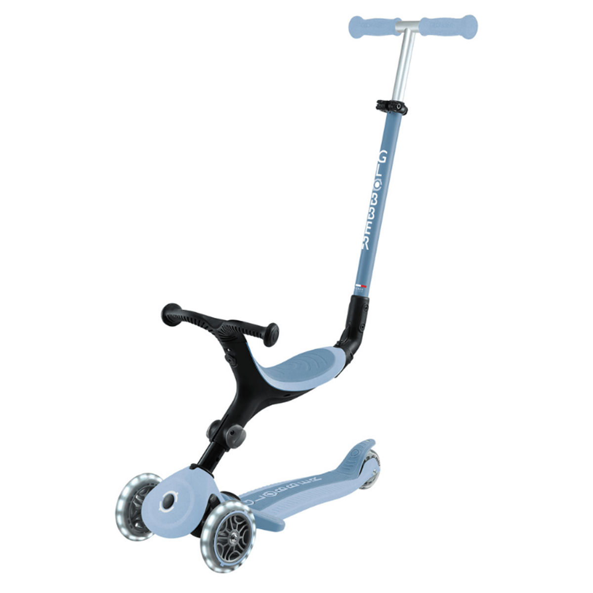 Globber Go Up Active Ecologic Işıklı Scooter - Blueberry | Isabel