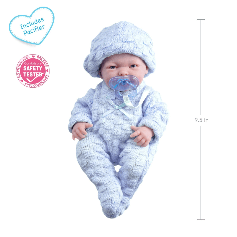 Berenguer Gerçekçi Yenidoğan Oyuncak Mini Erkek Bebek 24 cm - Mavi | Isabel  Abbey