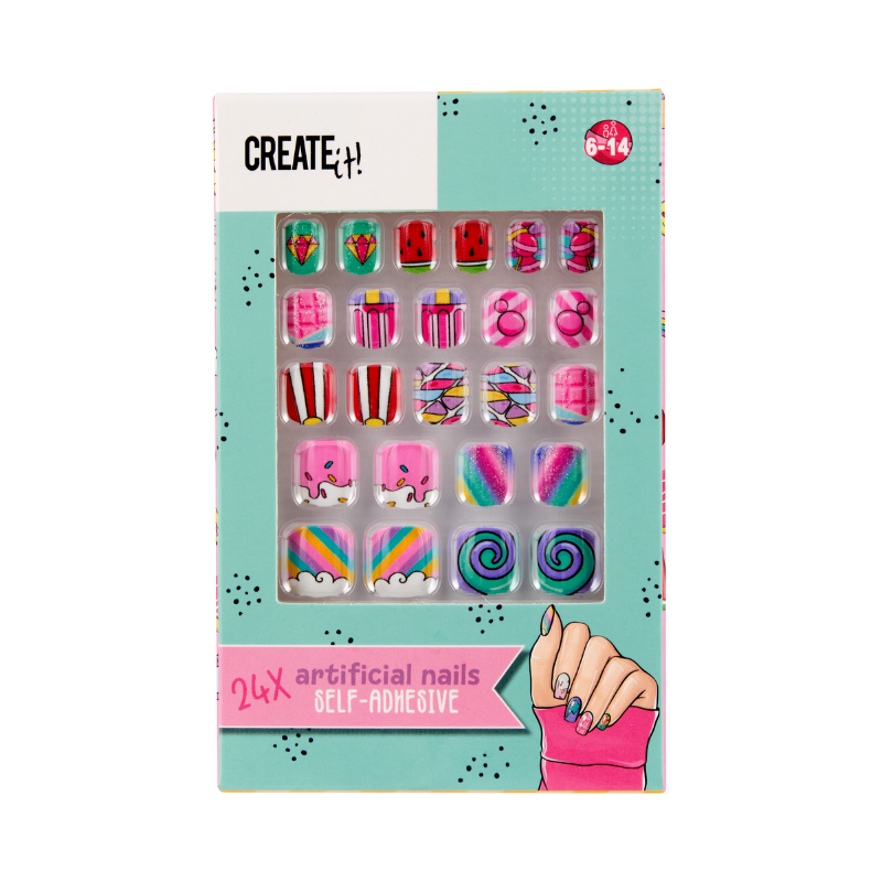 Create It Takma Tırnak Seti - Rainbow - Candy Explosion | Isabel Abbey