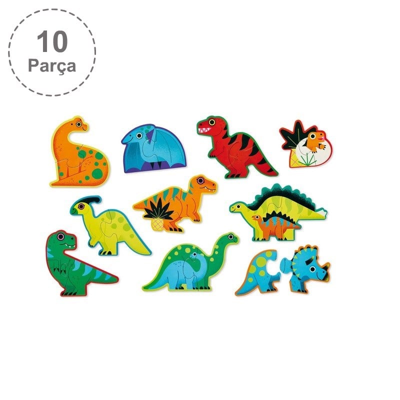 Crocodile Creek İlerleyen Puzzle - Dinozorlar | Isabel Abbey