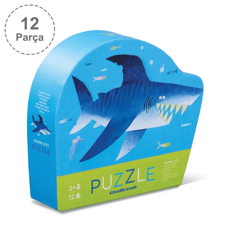 V.I.P. INTERNATIONAL 7インチ 4枚セット ジャパレゲ Crocodile Creek Mini Puzzle - 12 Parça - Köpekbalığı Şehri
