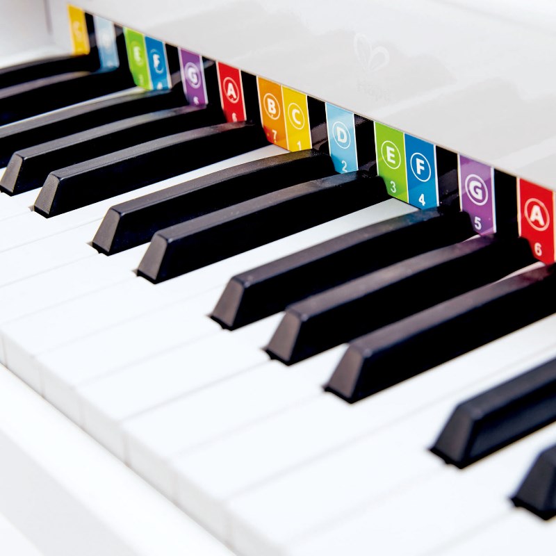 Hape Deluxe Grand Elektronik Piyano - Beyaz | Isabel Abbey