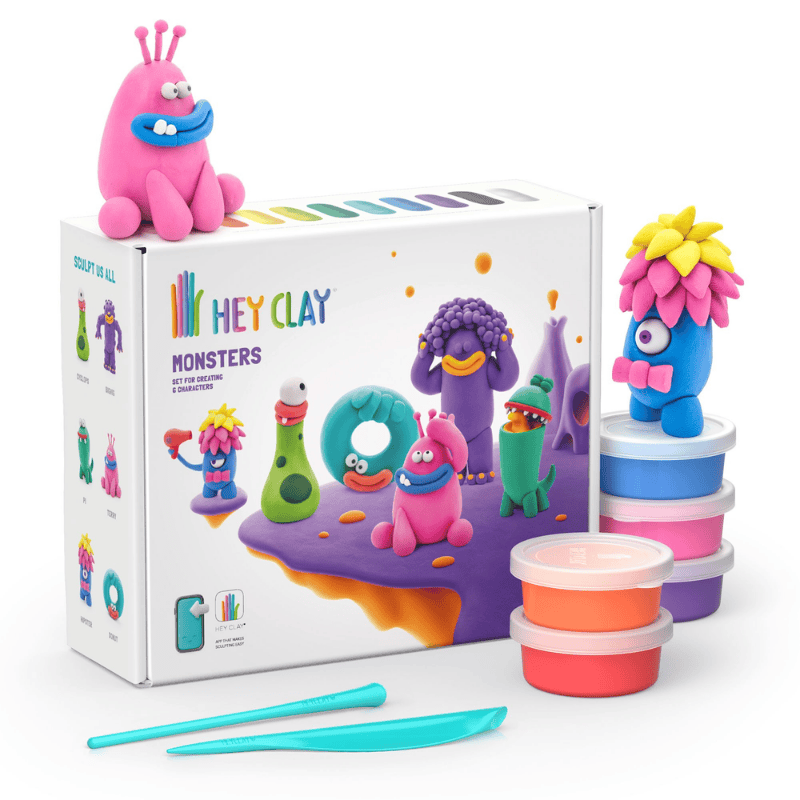Hey Clay Yaratıcı Kil Seti - Monsters | Isabel Abbey