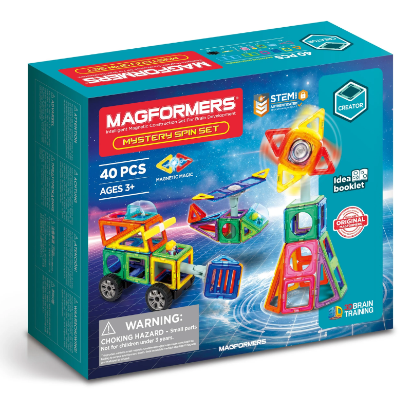 Magformers Mıknatıslı Mystery Spin Set - 40 Parça | Isabel Abbey