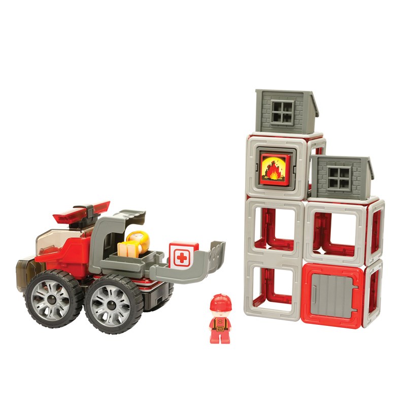 Magformers Mıknatıslı Rescue Set - 50 Parça | Isabel Abbey