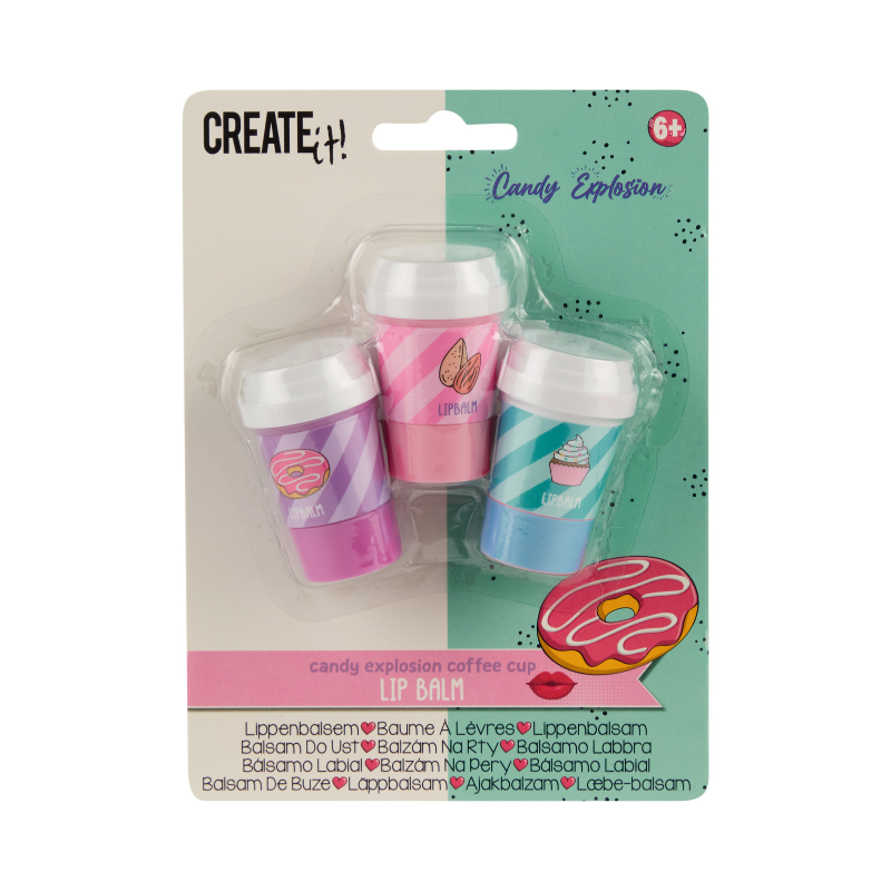 Create It Dudak Balmı Seti - Kahve Kutuları - Candy Explosion