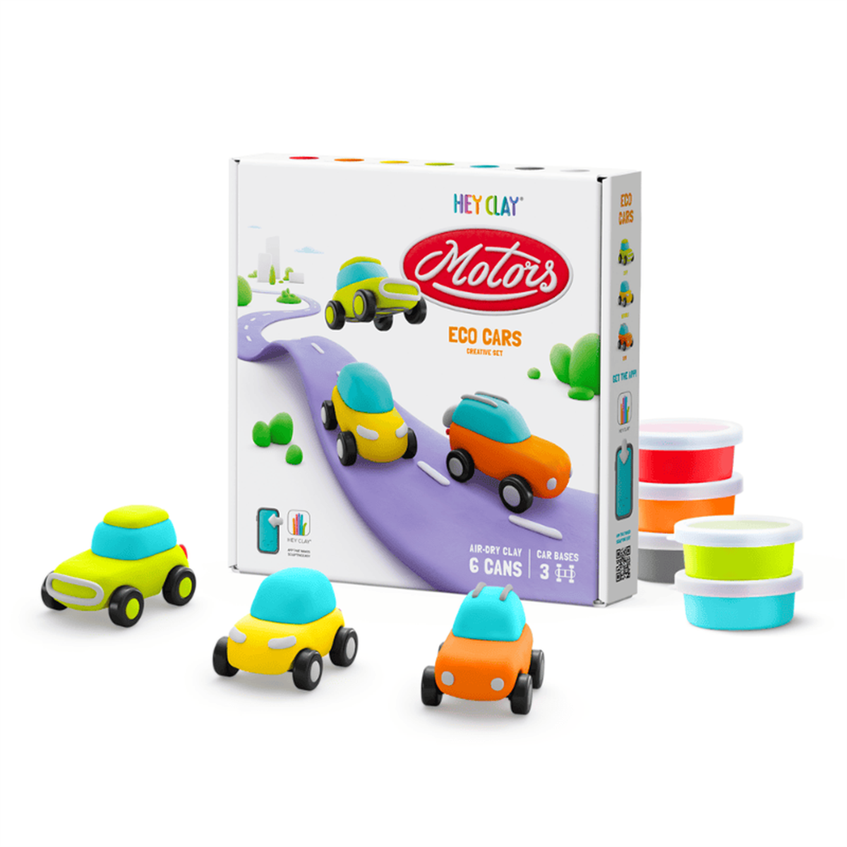 Hey Clay Yaratıcı Kil Seti - Eco Cars | Isabel Abbey