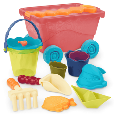 BABIES ヒンジボックス A セット B.Toys Kırmızı Plaj Vagonu | Isabel Abbey