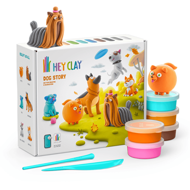Hey Clay Yaratıcı Kil Seti - Dog Story | Isabel Abbey