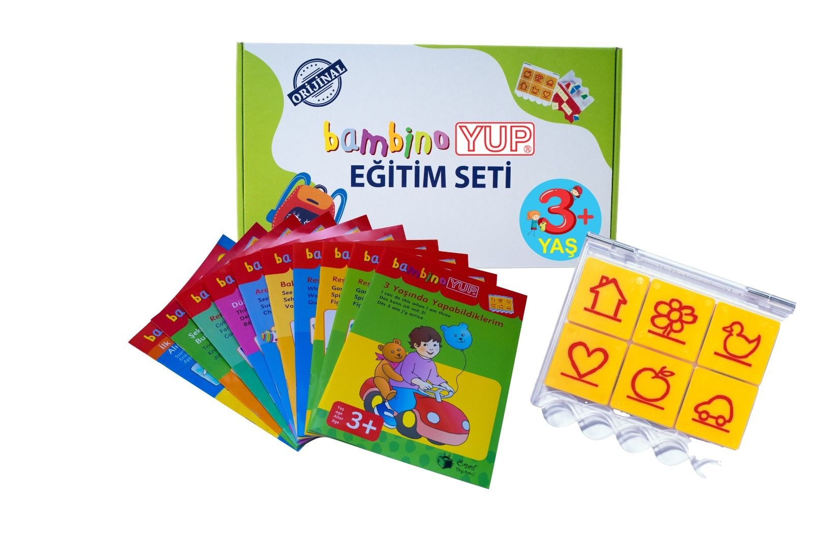 ゆ~びんやさんページ bambinoYUP 3+ Yaş Dikkat Zeka Konsantrasyon Seti