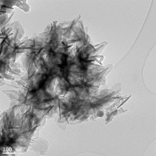 Bright-field TEM micrograph of BCP nanoparticles