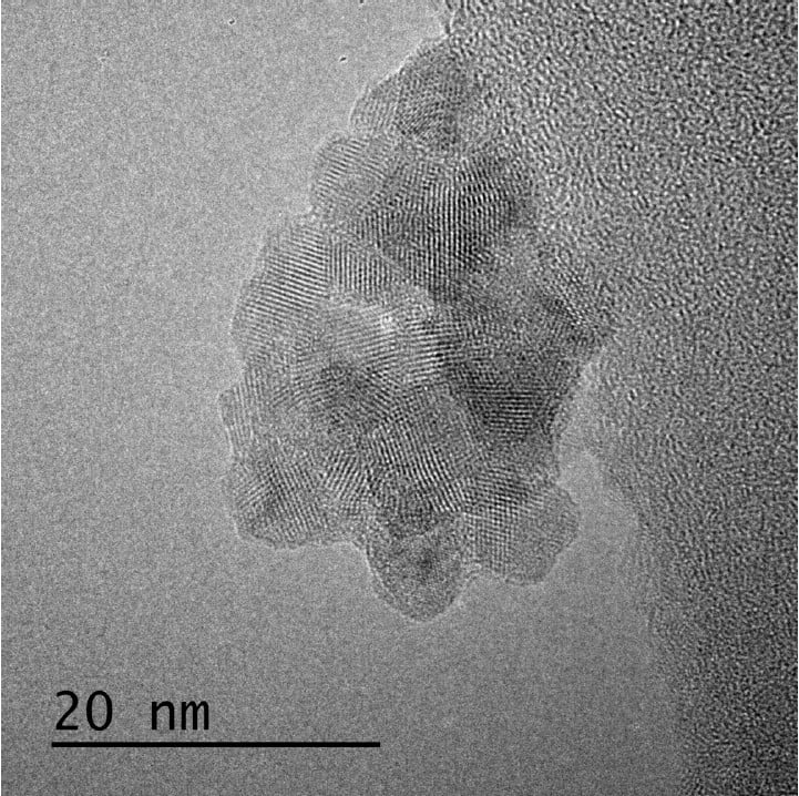 HR-TEM image of MQDs-Bright Green