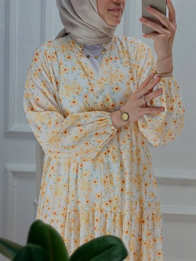 BAHAR ELBİSE SARI
