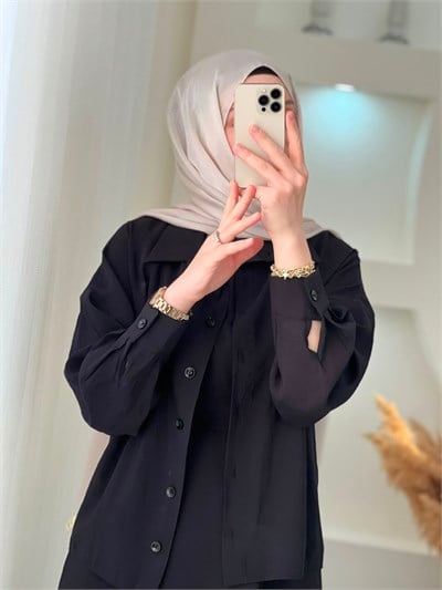 EFİL ELBİSE  SİYAH