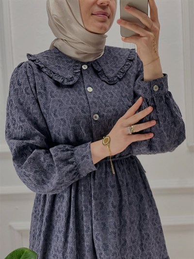ESRA ELBİSE LACİVERT