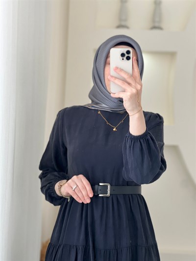 KAYRA ELBİSE SİYAH