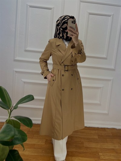 SAHRA TRENÇ CAMEL