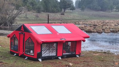 🏕️ ROOFA Şişme Çadır 13 m² | 8-10 Kişilik | 5 Mevsim