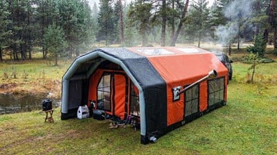 Arena Family Şişme Çadır | Turuncu | 16.5 m² | 12-14 Kişilik | 5 Mevsim