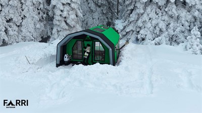 Arena Family Şişme Çadır | Yeşil | 16.5 m² | 12-14 Kişilik | 5 Mevsim