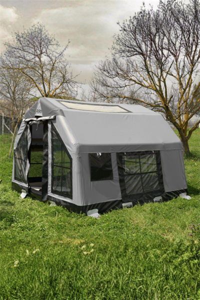 MARINA Şişme Çadır | Gri | 7 m² | 3-4 Kişilik | All-Season Şişme Çadır