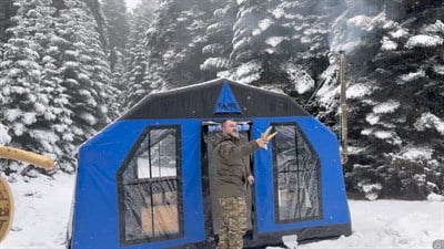 SKY Şişme Çadır | Mavi | 12.5 m² | 8-10 Kişilik | 5 Mevsim