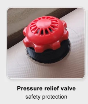 What is a pressure relief valve?