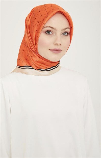 ARMİNE %100 TWİLL İPEK EŞARP
