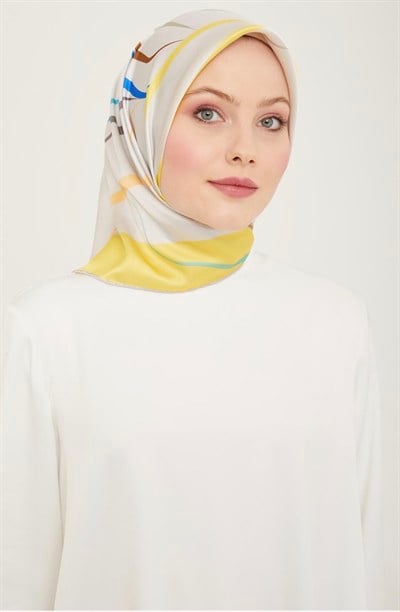 ARMİNE %100 TWİLL İPEK EŞARP