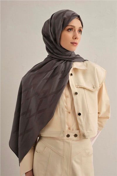 ARMINE LYOCELL ŞAL ÇİZGİ DESEN