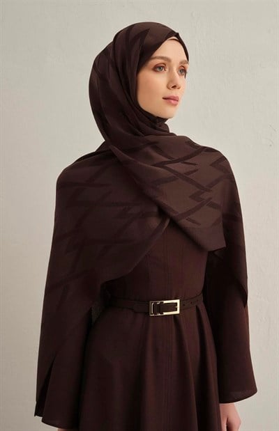 ARMINE LYOCELL ŞAL ÇİZGİ DESEN