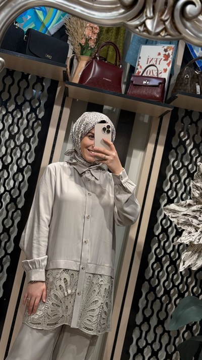 HEDDY/NURCAN ÇETİN ALTI GÜPÜR DETAYLI TAKIM