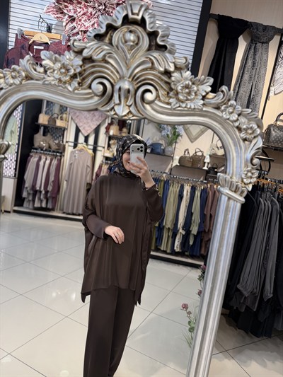 MİORİ CLARE TAKIM KAHVERENGİ