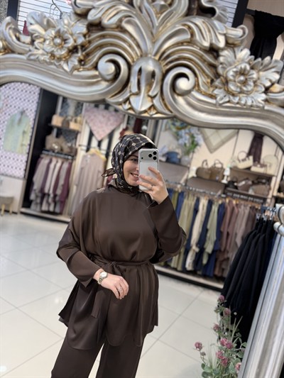MİORİ CLARE TAKIM KAHVERENGİ