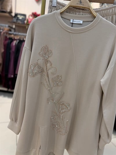 OYSHO KUMAŞ TAŞLI TAKIM