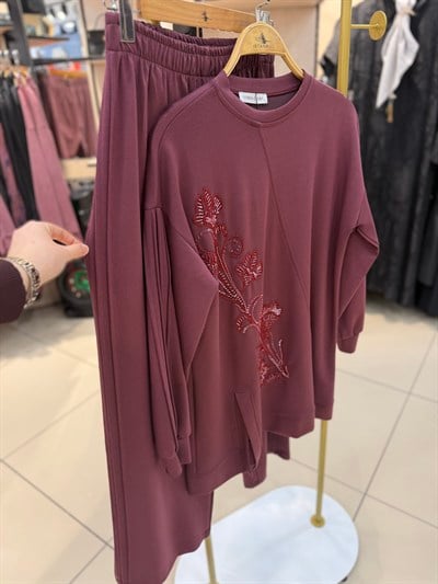 OYSHO KUMAŞ TAŞLI TAKIM