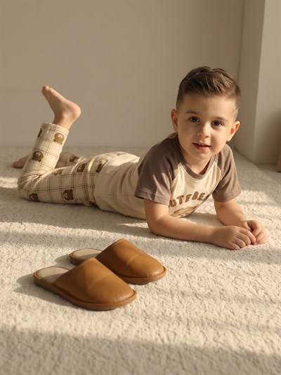 Erkek Çocuk Ayıcıklı Pijama Takımı  