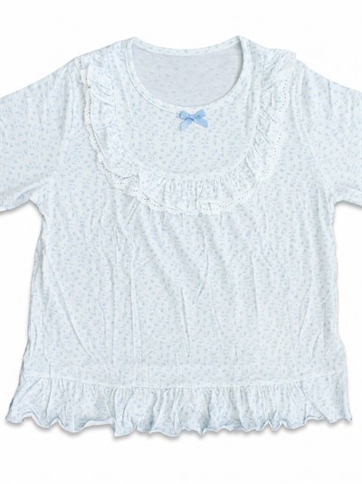Kız Çocuk Fırfır Detaylı Pijama Takımı