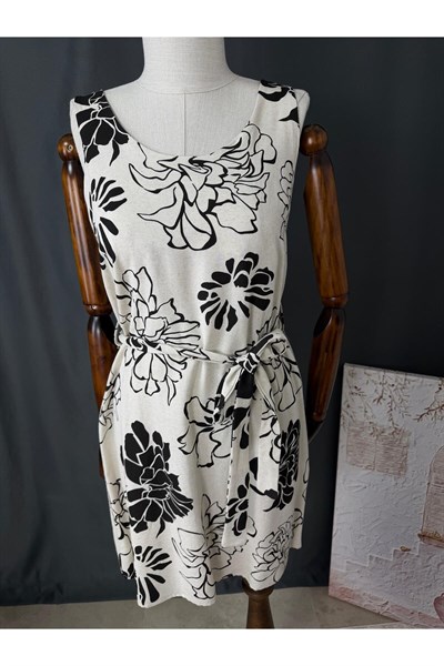 ALAÇATI BELİ KUŞAKLI ELBİSE
