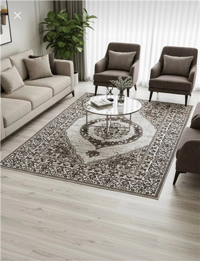 6 Metrekare Osmanlı Kilim Çift Taraflı 200*300 Cm-Kahverengi