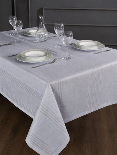 Colver Dertsiz Masa Örtüsü 160*220 cm-Gri