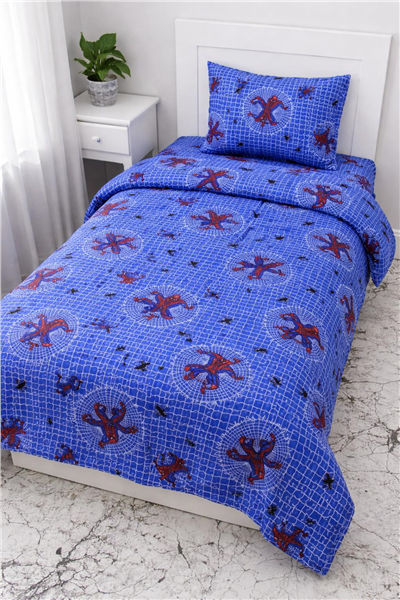 Tek Kişilik Nevresim Takımı-Spiderman