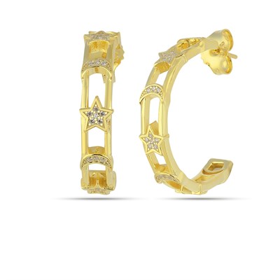 Moon and Stars Hoops