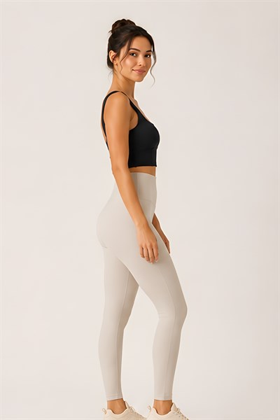 Lili Woman Kadın Pensli Kare Yaka Destekli Crop Büstiyer E.9043